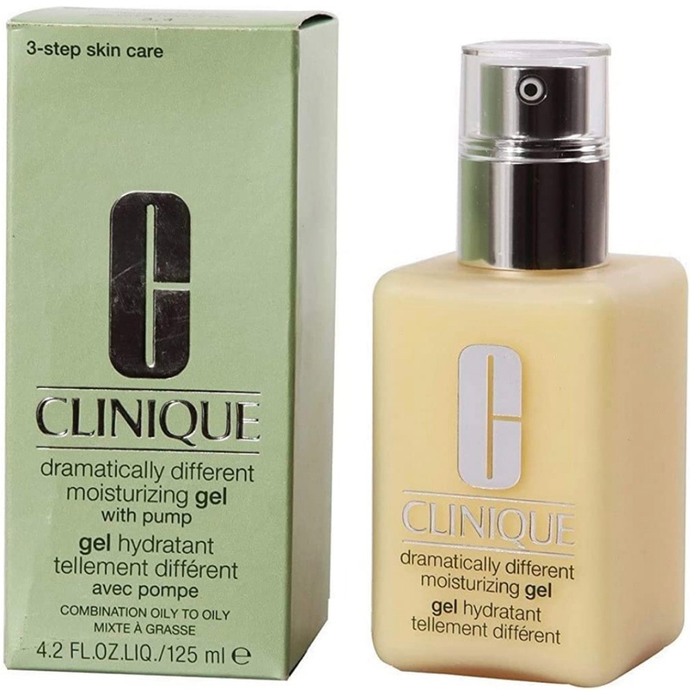 Clinique Dramatically Different Moisturizing Gel with Pump 4.2oz - LOT OF 3